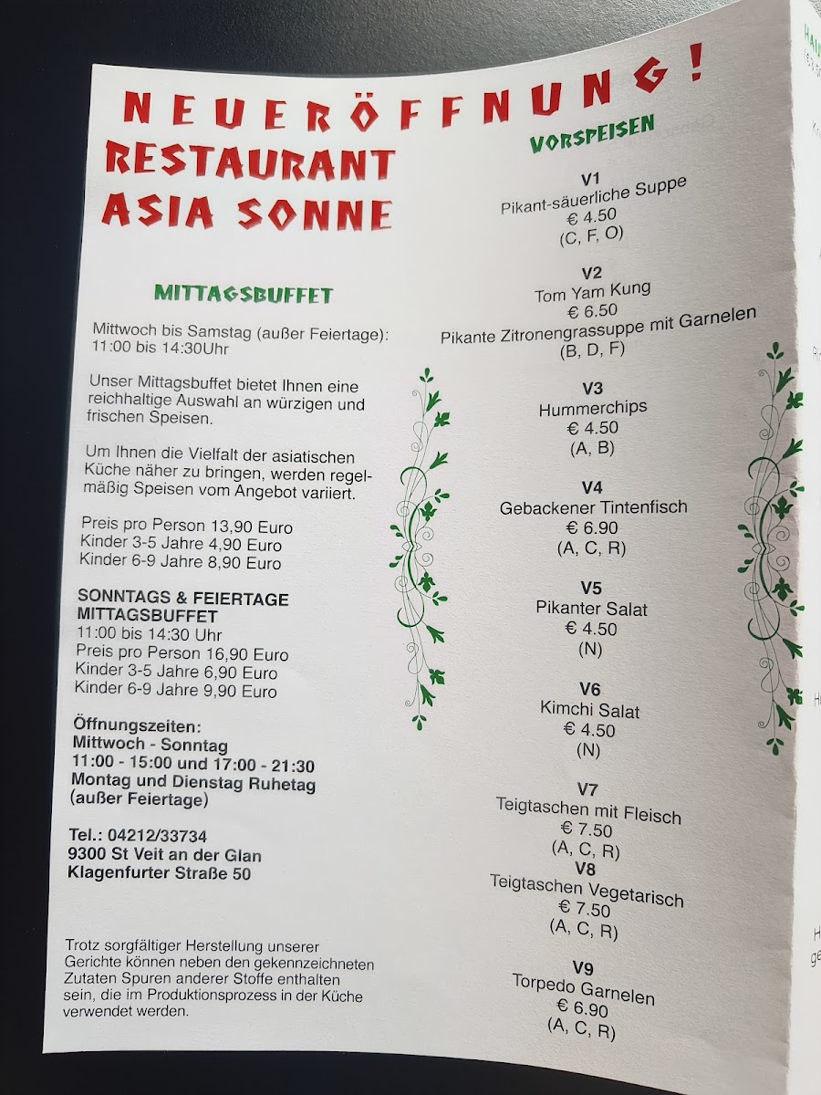 Menu Asia Sonne St Veit-3