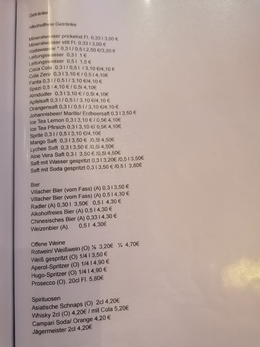 Menu Asia Sonne St Veit-4